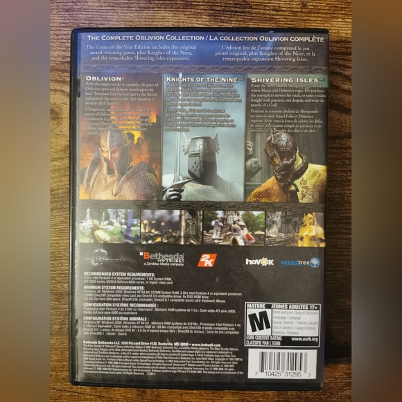 Elder Scrolls Oblivion GOTY PCDVD - Picture 2 of 3